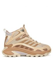 Merrell Trekkingi Moab Speed 2 Mid GORE-TEX J038822 Beżowy. Brązowe obuwie trekkingowe damskie Merrell, z gore-texu, bez zapięcia. Za 849.99 zł.