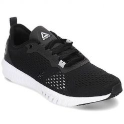 Buty do chodzenia damskie Reebok Flexagon. Czarne obuwie sportowe damskie Reebok, bez wzorów, z gumy, bez zapięcia, trekkingowe. Za 332.00 zł.