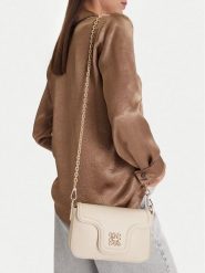 Nine West Torebka CEO-Tessa-KY257 Écru. Białe torebki wizytowe damskie Nine West, bez wzorów, z materiału, bez dodatków. Za 169.99 zł.