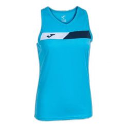 Damski tank top Joma. Niebieskie topy damskie Joma, s, bez wzorów, bez kołnierzyka, bez ramiączek. Za 147.50 zł.