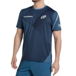T-shirt Bullpadel Chingotto 26i. Niebieskie t-shirty damskie bullpadel, l, bez wzorów, z jersey, bez kołnierzyka, bez ramiączek. Za 253.10 zł.
