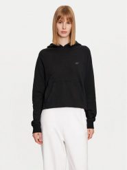 4F Bluza 4FWMM00TSWSF1468 Czarny Regular Fit. Czarne bluzy damskie 4F, xs, bez wzorów, z bawełny, bez ramiączek, bez kaptura. Za 99.99 zł.