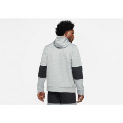 Bluza męska nike air jordan air therma fleece pullover hoodie carbon heather. Szare bluzy męskie Nike, m, bez wzorów, bez kaptura, do biegania. Za 229.00 zł.