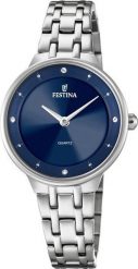 Zegarek Festina Zegarek damski Festina F20600-3 CYRKONIE srebrny. Szare zegarki damskie Festina, srebrne. Za 424.00 zł.