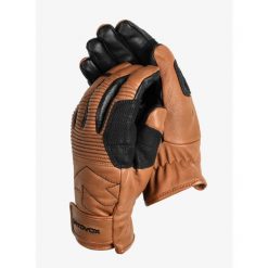 Rękawice Ortovox Full Leather Glove. Brązowe rękawiczki damskie ORTOVOX, bez wzorów. Za 450.99 zł.