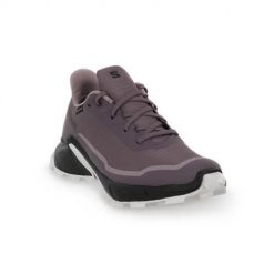 Buty do biegania damskie Salomon Alphacross 5 Gtx. Fioletowe obuwie trekkingowe damskie Salomon, z materiału, bez zapięcia. Za 580.25 zł.