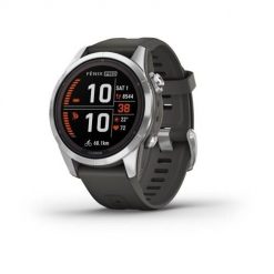 Zegarek sportowy Garmin Fenix 7S Pro Solar Silver SS Grapphite. Szare zegarki sportowe Garmin, bez wzorów. Za 2,986.99 zł.