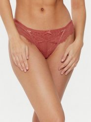 Hunkemöller Figi brazylijskie Arabella 206332 Czerwony. Czerwone majtki damskie Hunkemöller, z syntetyku. Za 49.99 zł.