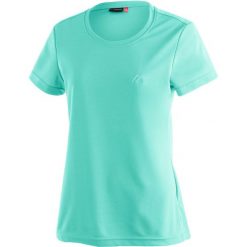 T-shirt damski Maier Sports Waltraud. Czarne t-shirty damskie Maier Sports, bez wzorów, z materiału, klasyczne, bez kołnierzyka, bez ramiączek. Za 215.50 zł.