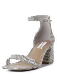 Steve Madden Sandały - Epix-R Kobiety Syntetyczny srebrny, 38. Szare sandały damskie Steve Madden, bez wzorów, z syntetyku, bez obcasa, bez zapięcia. Za 649.95 zł.