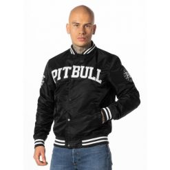 Kurtka przejściowa męska Pitbull Tyrian II. Czarne kurtki męskie PITBULL, l, bez wzorów, bez kaptura. Za 319.00 zł.