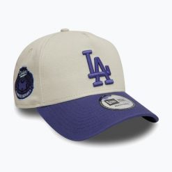 Czapka z daszkiem New Era WS Patch Eframe Los Angeles Dodgers. Brązowe czapki damskie New Era, na zimę, bez wzorów. Za 159.99 zł.
