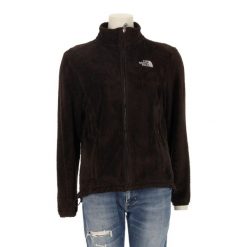 Second life - Kurtka polarowa TNF Osito dla kobiet - Stan bardzo dobry. Czarne kurtki sportowe damskie The North Face, m, bez wzorów, z materiału, bez ramiączek, bez kaptura, trekkingowe. Za 211.46 zł.
