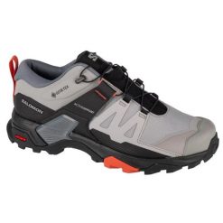 Buty Salomon X Ultra 4 Gtx 416231 z membraną szare. Szare obuwie trekkingowe damskie z materiału, bez zapięcia. Za 815.02 zł.