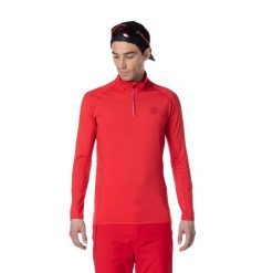 Koszulka termoaktywna Rossignol Classique 1/2 Zip czerwona. Czerwone bluzy męskie Rossignol, na zimę, m, bez wzorów, sportowe, bez ramiączek, bez kaptura. Za 319.99 zł.
