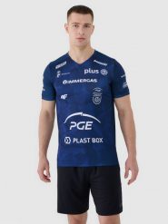 4F Koszulka meczowa replika wyjazdowa z sezonu 2024/25 męska 4F x PGE Projekt Warszawa - multikolor S. Koszulki sportowe męskie 4F, m, bez wzorów, z dzianiny, bez ramiączek, na fitness i siłownię. Za 189.99 zł.