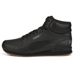 Buty do chodzenia męskie Puma St Runner V3 Mid L. Czarne buty sportowe męskie Puma, bez wzorów, z materiału, bez zapięcia, trekkingowe. Za 286.99 zł.