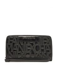 Armani Exchange Portfel XW001606 AF17290 UC001 Czarny. Czarne portfele damskie Armani Exchange, ze skóry. Za 379.99 zł.