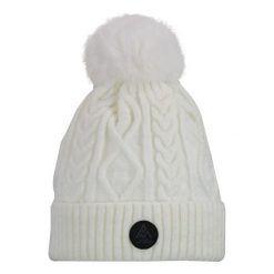 Czapka Peak Mountain Montchat. Białe czapki damskie Peak Mountain, na zimę, bez wzorów, sportowe. Za 70.00 zł.