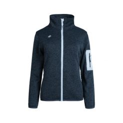 Kurtka polarowa damska termiczna SAMAUN W V3 z wysokim kołnierzem i kieszeniami. Niebieskie kurtki sportowe damskie IZAS, xl, bez wzorów, z dzianiny, bez ramiączek, bez kaptura, trekkingowe. Za 269.52 zł.
