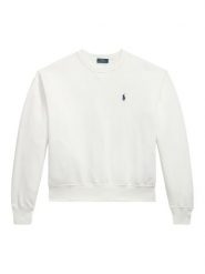 Polo Ralph Lauren Bluza 211978306501 Biały Regular Fit. Białe bluzy damskie Polo Ralph Lauren, m, bez wzorów, z bawełny, bez ramiączek, bez kaptura. Za 819.99 zł.