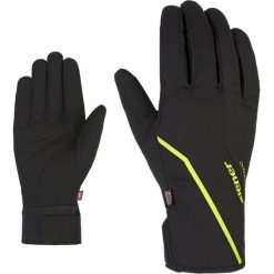 Rękawiczki softshell Ziener Ultimo PR. Zielone rękawiczki męskie Ziener, bez wzorów, z softshellu. Za 119.99 zł.