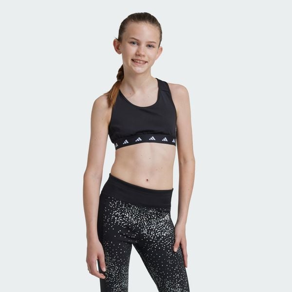 Biustonosz TECHFIT PrimeLift React. Białe koszulki sportowe damskie Adidas, m, bez wzorów, z materiału, bez ramiączek, na jogę i pilates, techfit (adidas). Za 109.00 zł.