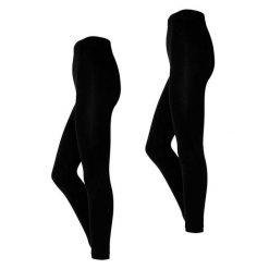 Damskie legginsy termoaktywne Heatkeeper Basic 2-pak czarne. Czarne bielizna sportowa damska HEAT KEEPER, xl, bez wzorów. Za 133.99 zł.