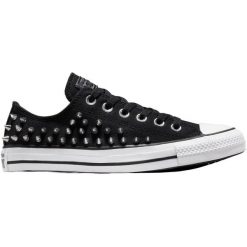Trampki Converse Chuck Taylor All Star Studded, Dla obu płci. Czarne trampki i tenisówki damskie Converse, bez wzorów, retro, bez zapięcia. Za 490.00 zł.