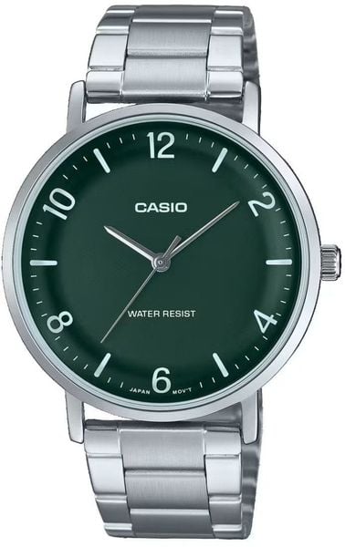 ZEGAREK MĘSKI CASIO MTP-VT03D-3B + BOX. Zegarki męskie Casio, bez wzorów. Za 171.87 zł.