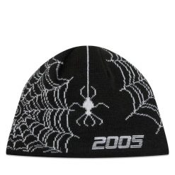 Czapka 2005. Czarne czapki męskie 2005, na zimę, bez wzorów. Za 139.99 zł.