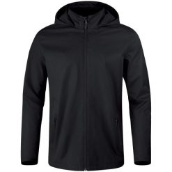 Kurtka wodoodporna Jako Allround. Czarne kurtki męskie Jako, m, bez wzorów, z materiału, sportowe, z kapturem. Za 331.95 zł.