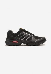 Czarno-Szare Buty Sportowe Sznurowane na Grubej Podeszwie Eriena. Czarne buty sportowe męskie Born2be, bez wzorów, z jeansu, bez zapięcia. Za 34.99 zł.