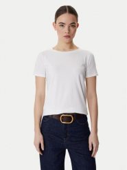 Weekend Max Mara T-Shirt Multib 2615971021 Biały Regular Fit. Białe t-shirty damskie Weekend Max Mara, m, bez wzorów, z bawełny, bez kołnierzyka, bez ramiączek. Za 279.99 zł.