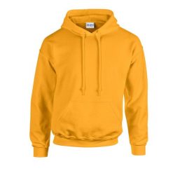 Bluza Z Kapturem Dla Dorosłych Unisex Heavy Blend. Żółte bluzy męskie GILDAN, m, bez wzorów, bez ramiączek, z kapturem. Za 74.99 zł.
