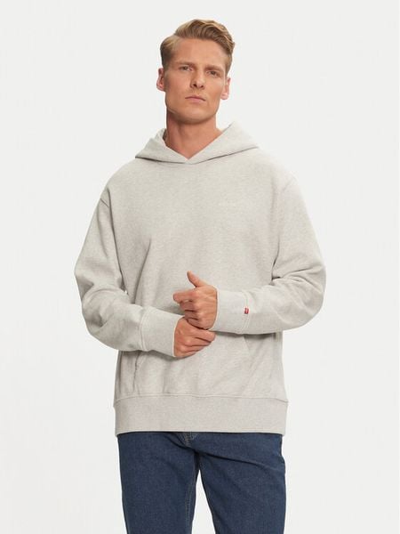 Levi's® Bluza Authentic A8435-0008 Szary Relaxed Fit. Szare bluzy męskie m, bez wzorów, z bawełny, bez ramiączek, bez kaptura. Za 319.99 zł.