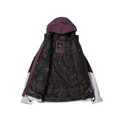 Damska kurtka narciarska Volcom V.co Aris Ins Gore. Fioletowe kurtki sportowe damskie Volcom, m, bez wzorów, z dzianiny, bez ramiączek, bez kaptura, narciarskie, gore-tex. Za 968.15 zł.