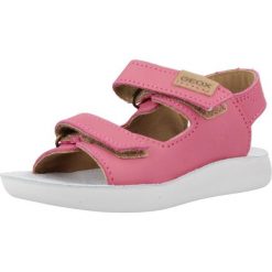 Sandały GEOX B SANDAL LIGHTFLOPPY Rose. Czerwone sandały męskie Geox, na lato, bez wzorów, ze skóry, bez zapięcia. Za 149.99 zł.