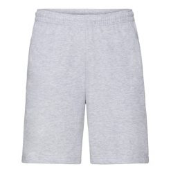 Lekkie Spodenki Dla Dorosłych Unisex. Szare szorty damskie fruit of the loom, bez wzorów, sportowe. Za 66.99 zł.