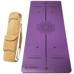 Mata do jogi gumy-sztucznej skóry 5mm +Torba z korka, do suchych lub mokrych rąk. Brązowe torby na ramię męskie ACHAMANA, z bawełny, na ramię, duże. Za 661.00 zł.