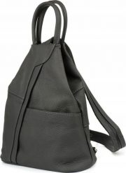 Beltimore Szary Beltimore Plecak Damski Skórzany Trójkąt Pojemny Q60. Szare plecaki damskie Beltimore, bez wzorów. Za 189.99 zł.