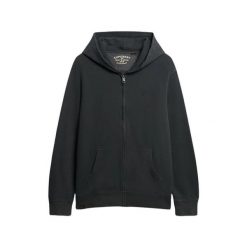 Klasyczna bluza z kapturem zapinana na zamek Superdry Essential. Brązowe bluzy męskie Superdry, m, bez wzorów, z kapturem. Za 342.35 zł.
