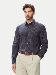 Guess Koszula M6RH71 WK001 Granatowy Regular Fit. Niebieskie koszule męskie Guess, l, z aplikacjami, z bawełny, bez kołnierzyka, bez ramiączek. Za 394.99 zł.
