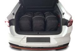 Torby Do Bagażnika Skoda Enyaq Iv Coupe Ev 2022+ 3Szt Kjust. Czarne torby podróżne damskie KJUST, bez wzorów, z kauczuku. Za 1,158.00 zł.