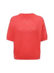 Marie Lund sweter z dzianiny Marie Lund z mieszanki wełny Kobiety czerwony, XL/XXL. Czerwone swetry nierozpinane damskie Marie Lund, na wiosnę, xl, bez wzorów, z dzianiny, bez kołnierzyka, bez ramiączek. Za 279.95 zł.