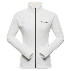 Bluza damska sportowa szybkoschnąca Alpine Pro Dozera 2. Białe bluzy damskie Alpine Pro, na zimę, xs, bez wzorów, z hardshellu, klasyczne, bez ramiączek, bez kaptura. Za 209.00 zł.