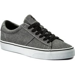 Tenisówki POLO RALPH LAUREN - Sayer 816688480004 Black. Czarne trampki męskie Polo Ralph Lauren, bez wzorów, z gumy, bez zapięcia. W wyprzedaży za 279.00 zł.