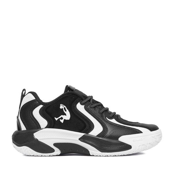 Buty do koszykówki SHAQ. Czarne buty sportowe męskie Shaq, bez wzorów, bez zapięcia, do koszykówki. Za 306.99 zł.