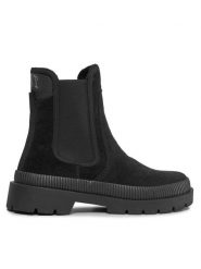 Gant Sztyblety St Broomly Chelsea Boot 27553337 Czarny. Czarne botki damskie GANT, bez wzorów, ze skóry, bez obcasa, na płaskiej podeszwie, bez zapięcia. Za 699.99 zł.