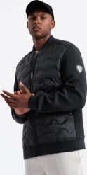Kurtka męska Ombre Męska kurtka bomberka z pikowanym wzorem czarna V1 OM-JALP-0141 XXL. Czarne kurtki męskie Ombre, m, bez wzorów, bez kaptura. Za 259.99 zł.
